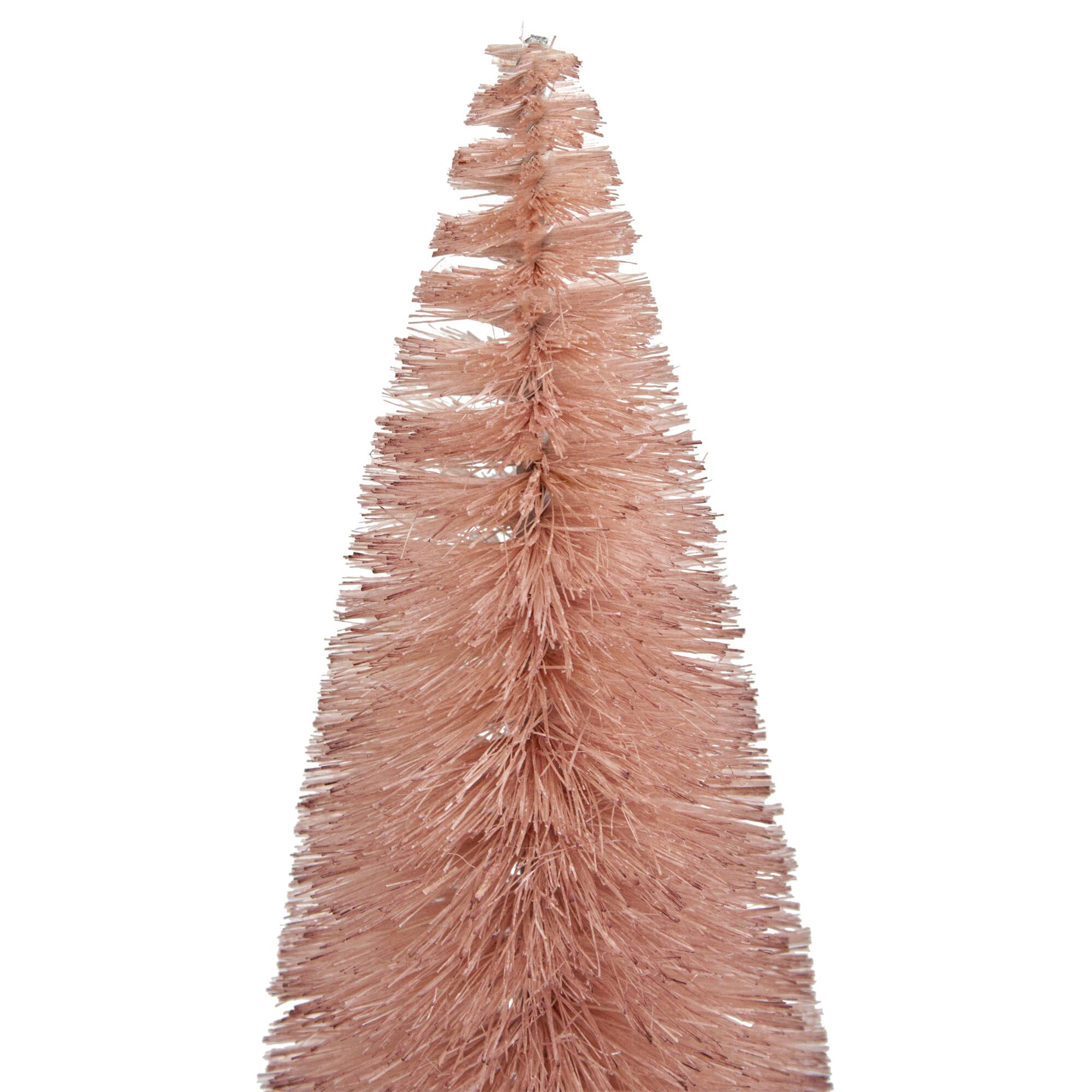 14" Brown Sisal Christmas Tree Tabletop Decoration